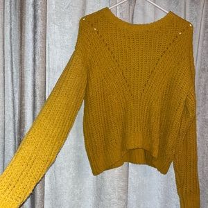 Knitted Yellow Sweater